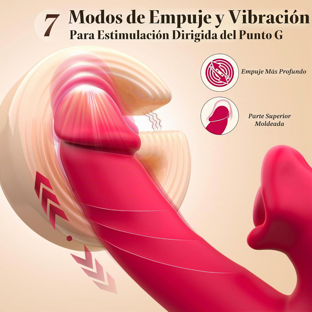 Toendi Rabbit Vibrador para mujeres, succionador de clítoris y cons...