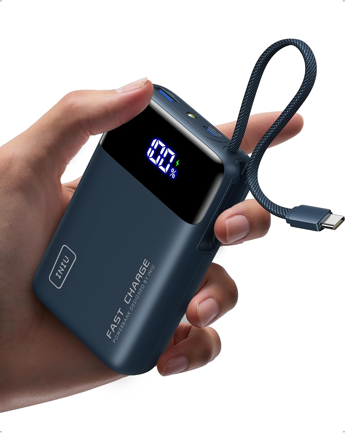 Cargador portátil INIU 20000mAh, banco de carga rápida más pequeño...