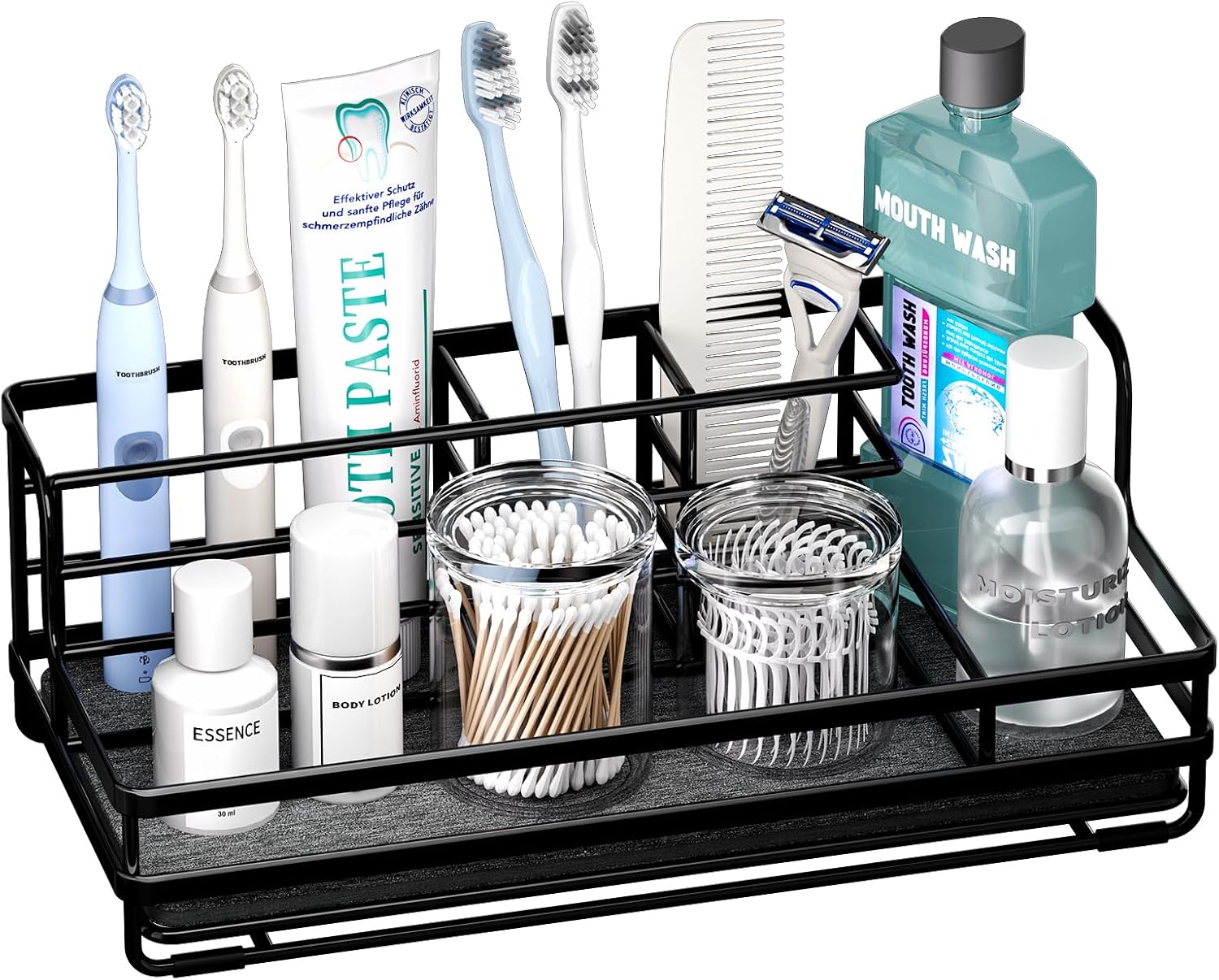 Portacepillos de dientes HapiRm para baño - Organizador de mostrado...