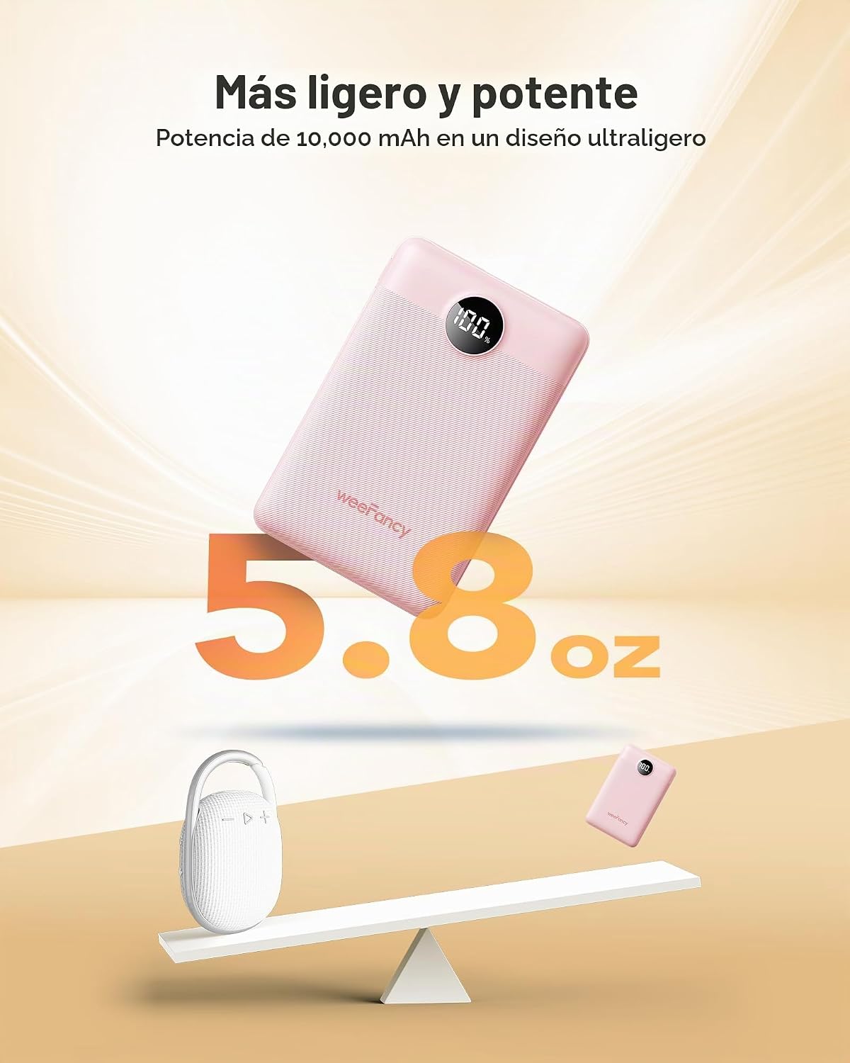 Pequeño cargador portátil 10000mAh 20W carga rápida mini banco de e...