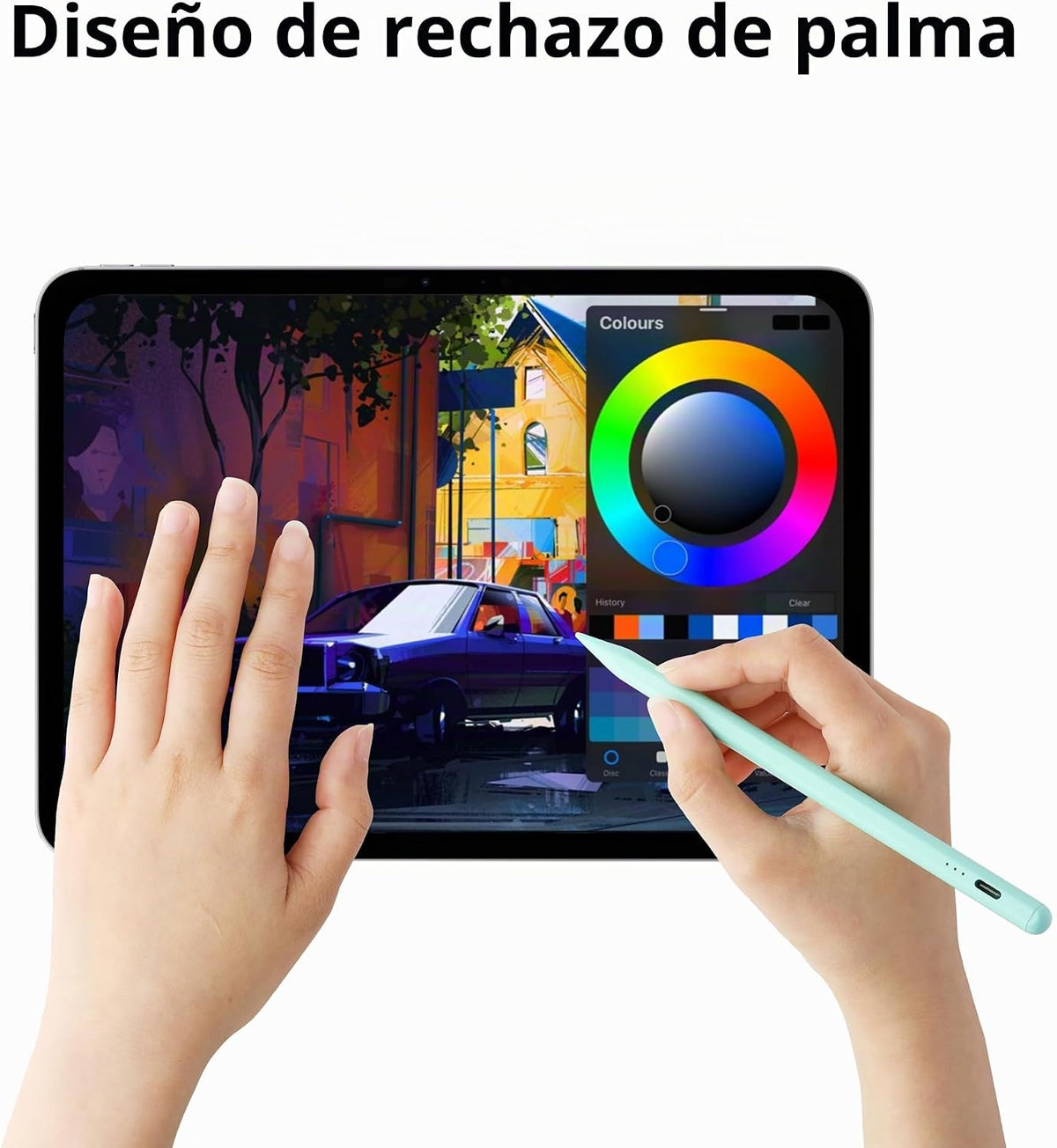 Lápiz capacitivo para iPad A16 11ª 10ª 9ª 8ª 7ª 6ª generación, iPad...