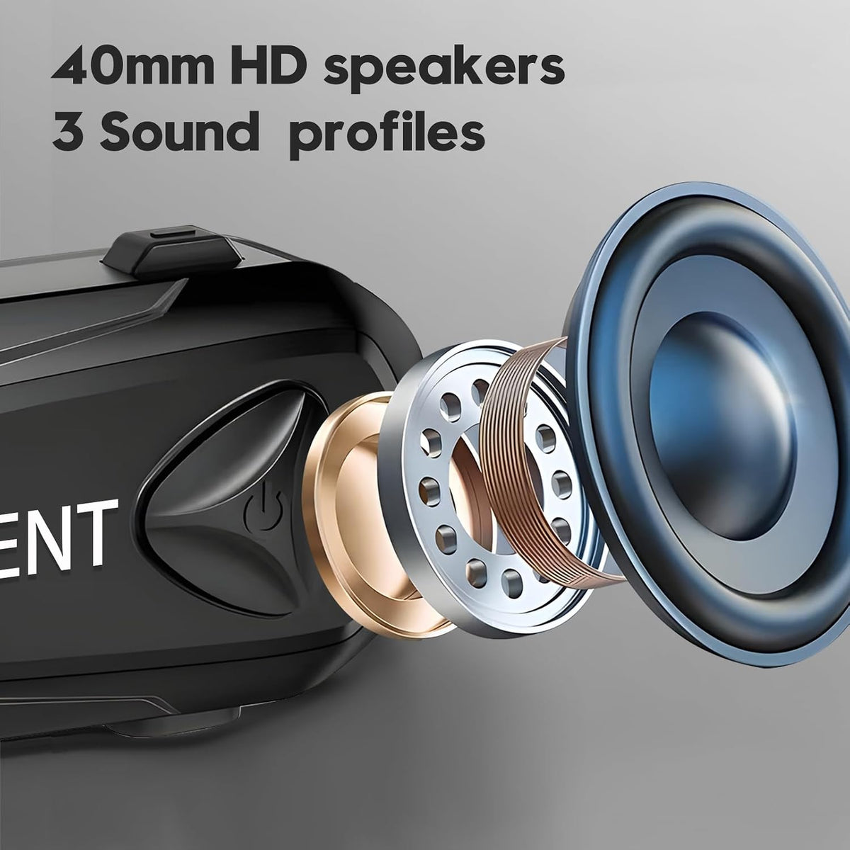 SKYVENT Q4 Auriculares de Sistema de Comunicación Bluetooth para Mo...