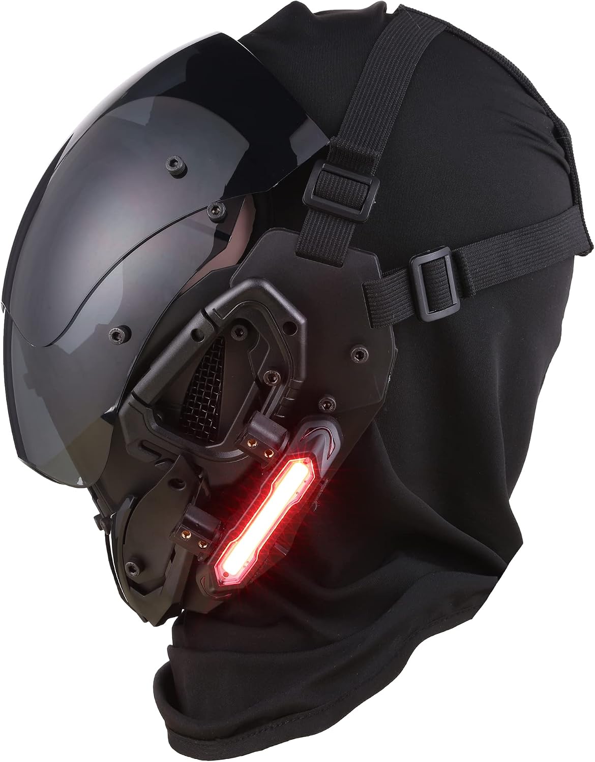 Marikito Casco Punk Futurista Techwear Científico Ficción Gótico -...