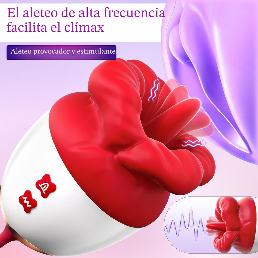 Vibrador de juguete de rosa para mujeres - MOOLIGIRL Control de apl...