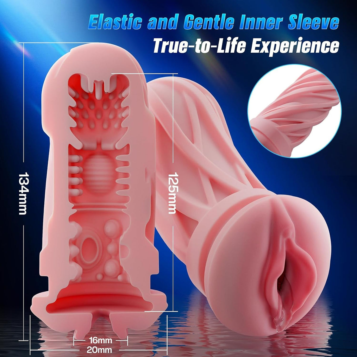 EINSEO Masturbador masculino juguetes sexuales para hombres bomba d...