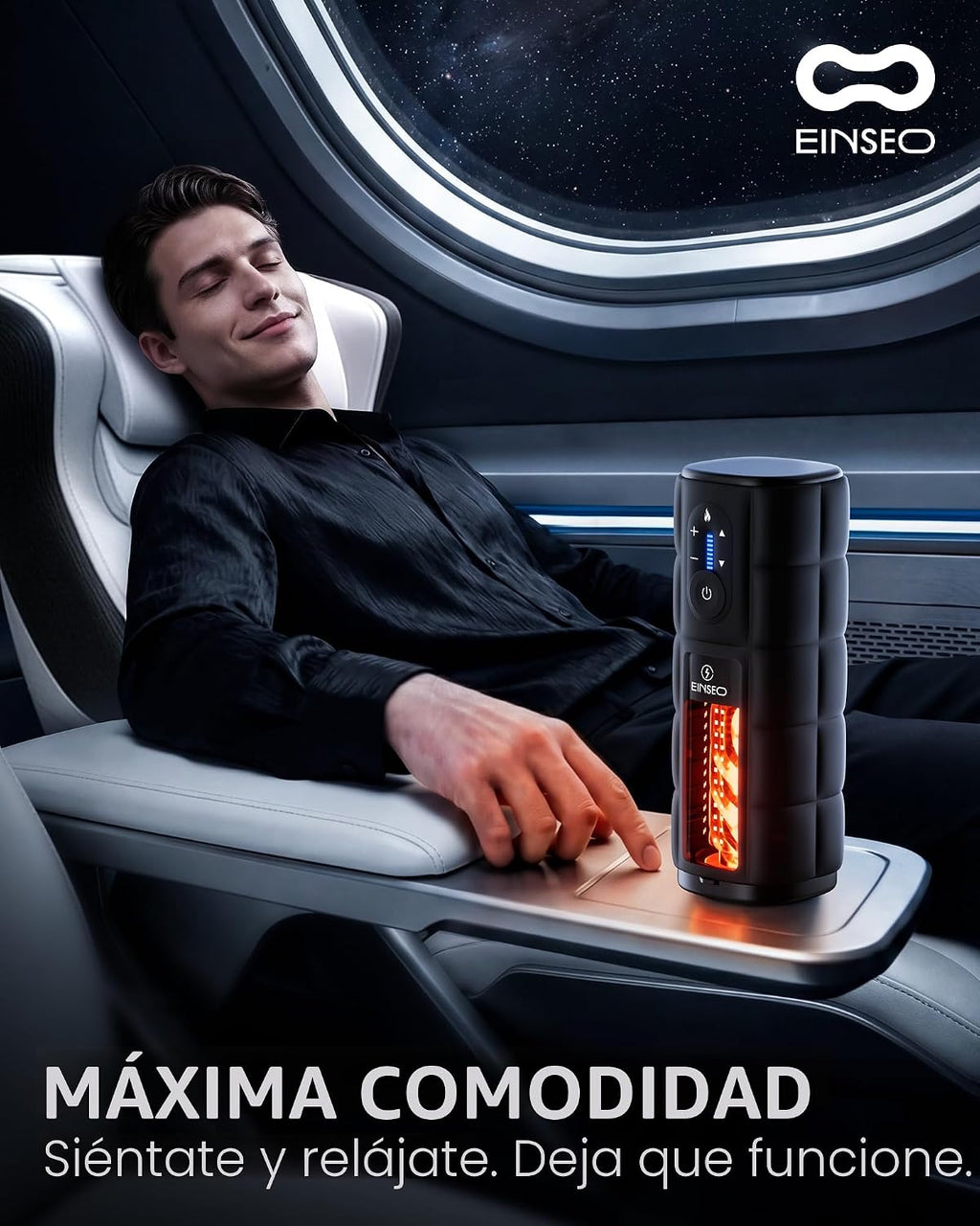 EINSEO Masturbador masculino juguete sexual para hombres, coño de b...