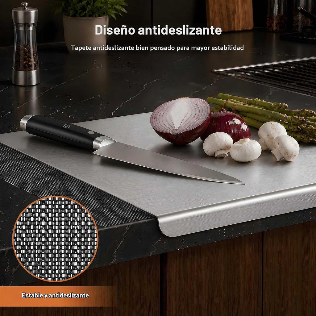 Tabla de cortar de titanio para cocina, tabla de cortar de titanio...