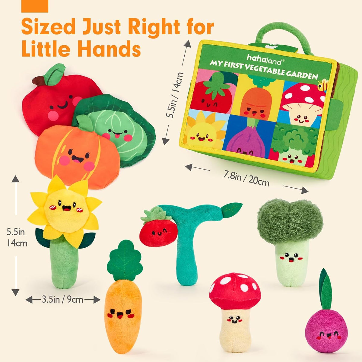 hahaland Juguetes para bebés de 6 a 12 meses - Frutas Verduras Jard...
