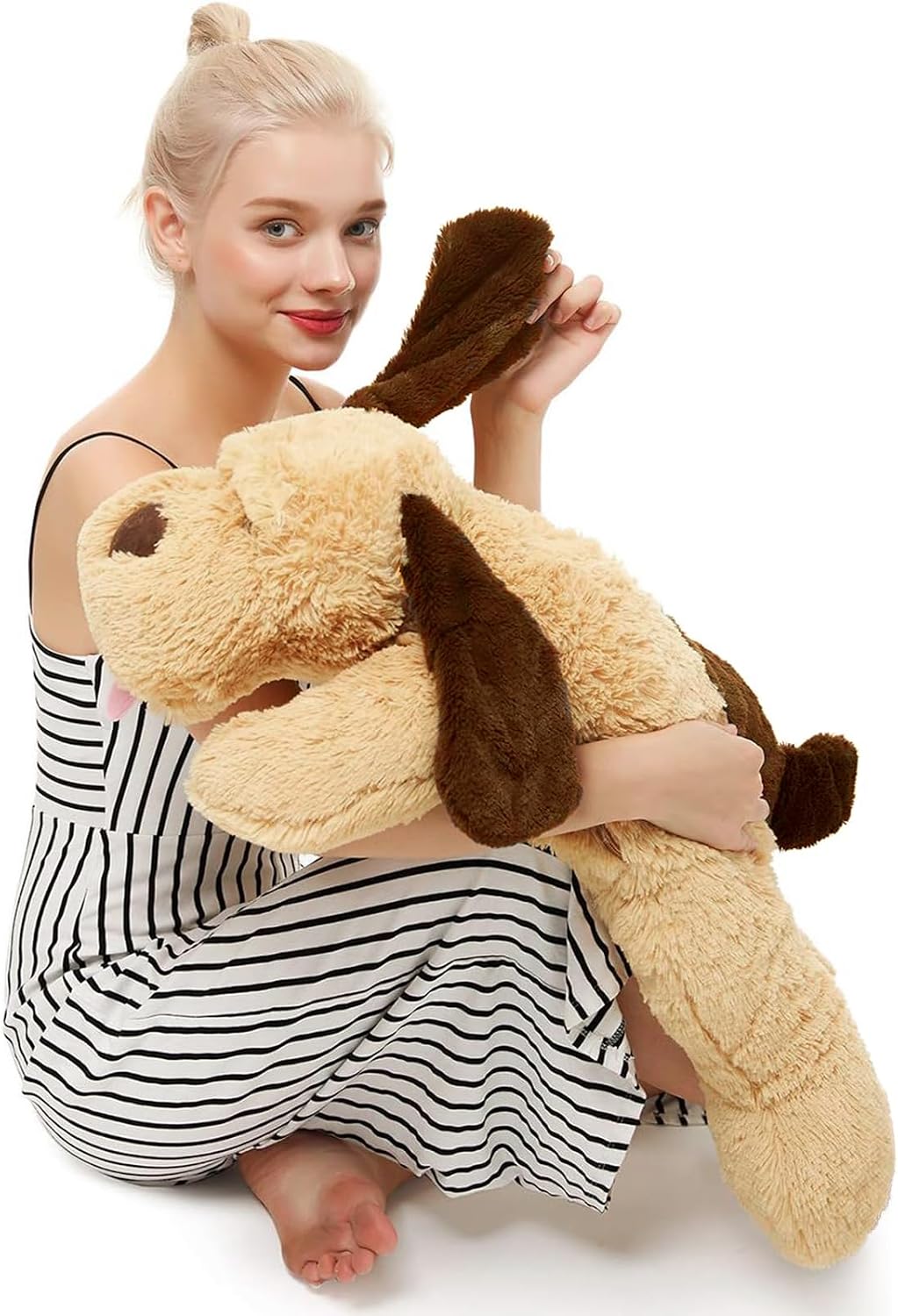 MaoGoLan Peluche de perro gigante, perro de peluche grande de 31 pu...