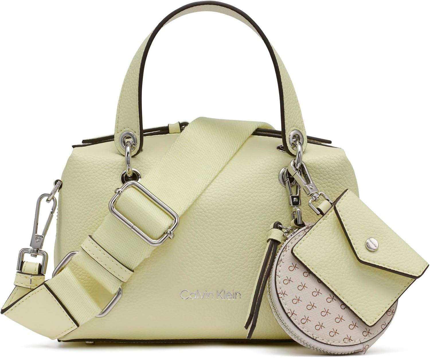 Calvin Klein Women's Cali Mini Satchel Crossbody Handbag