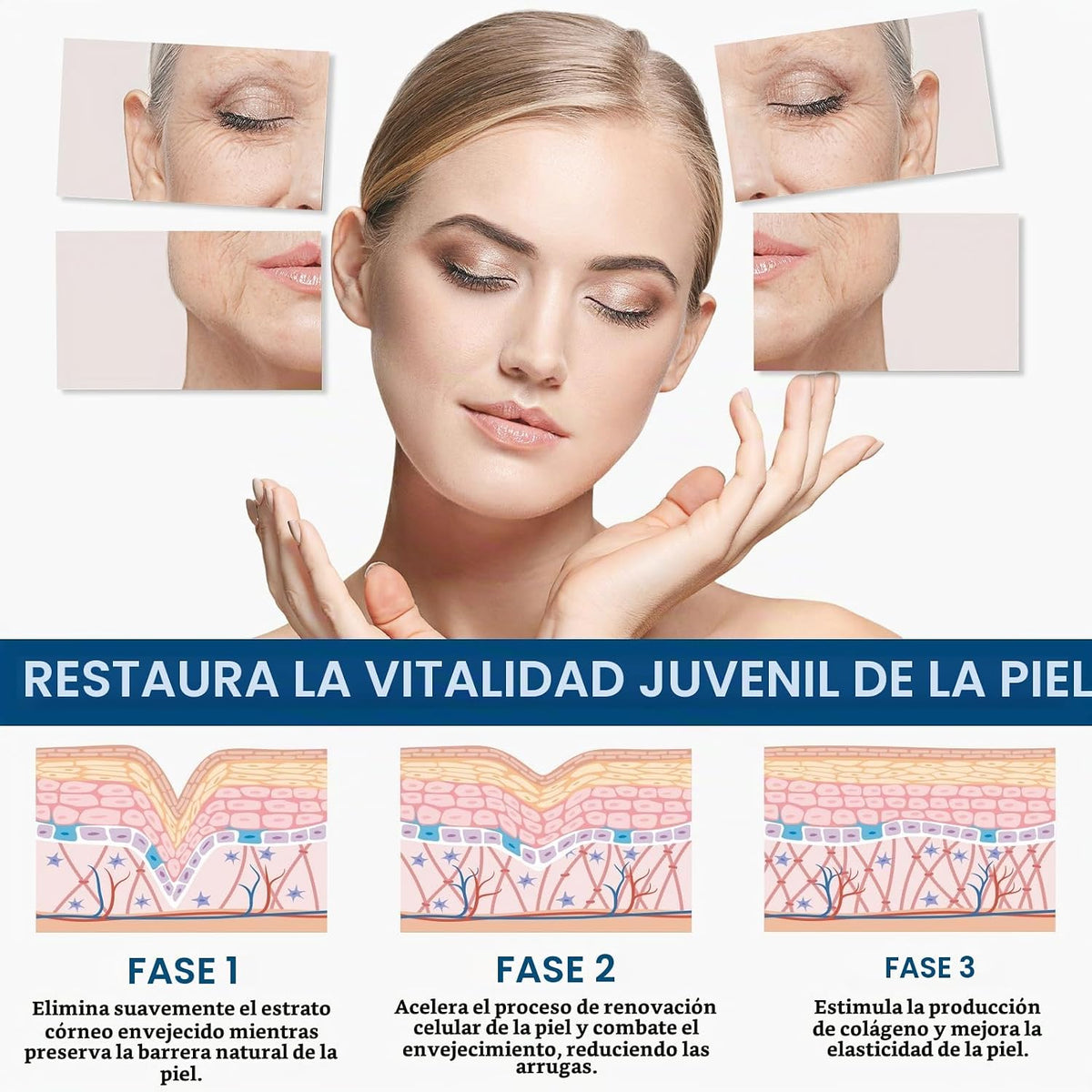 Barra de suero reafirmante de retinol avanzado, barra de retinol 3...