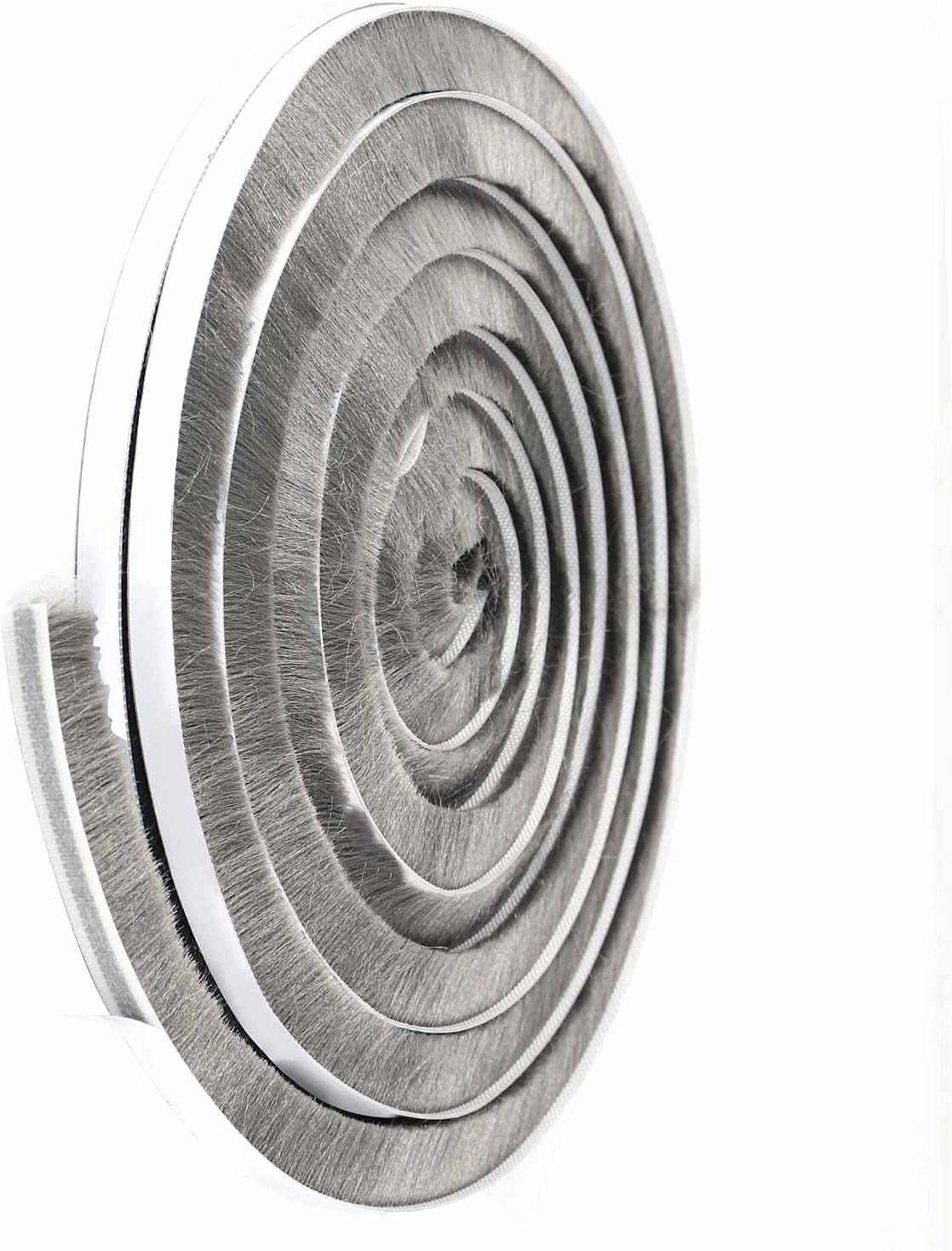MILEQEE Burlete de fieltro para puertas, 33 pies, gris, 32.8 ft | B...
