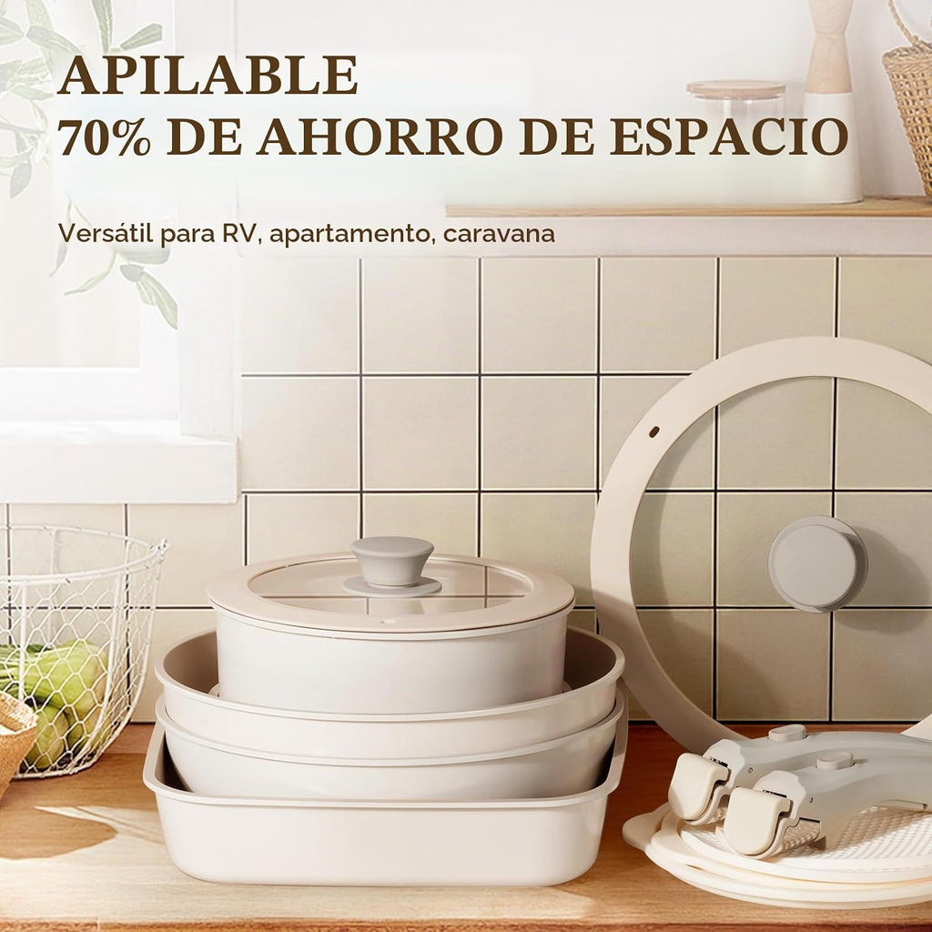 Juego de utensilios de cocina de cerámica KIKCOIN, juego de 22 piez...