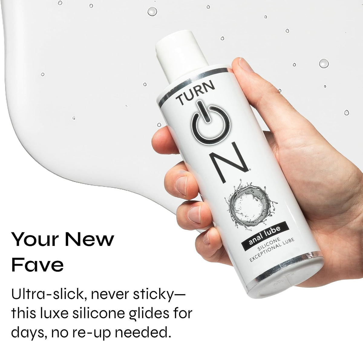 Turn On - Lubricante anal a base de silicona, súper resbaladizo, se...