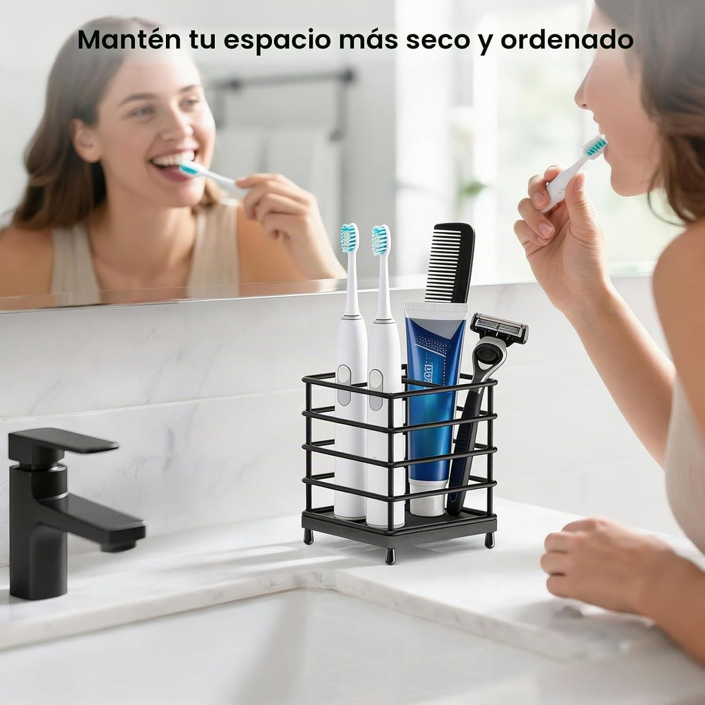BOTEMY Portacepillos de dientes con alfombrilla de secado rápido, s...