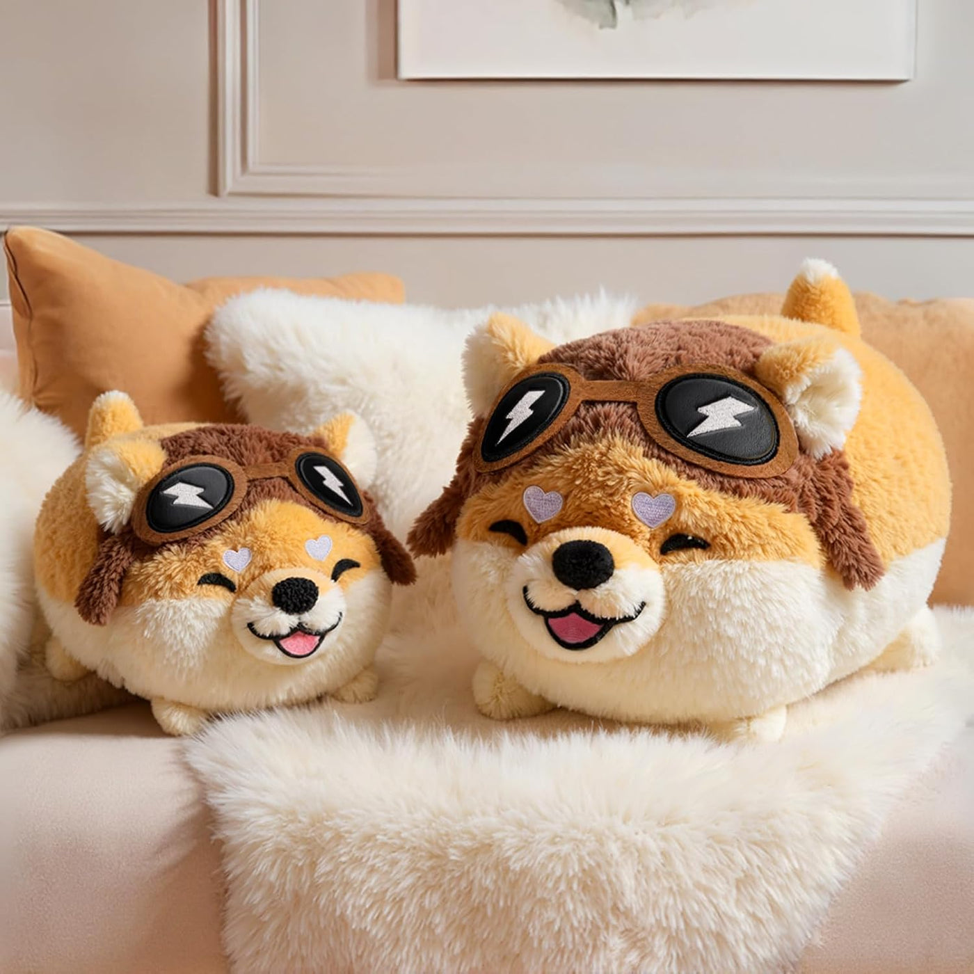Mewaii Peluche Kawaii de peluche Shiba Inu de perro, sensación ultr...