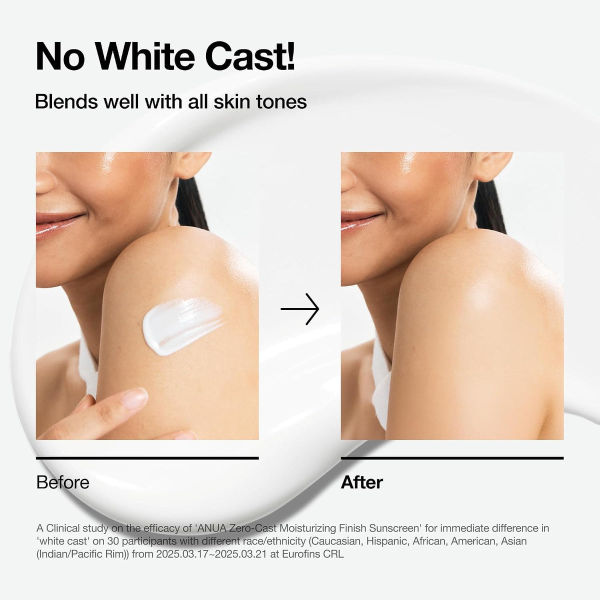 Anua Protector solar hidratante Zero-Cast SPF 50, 1.69 fl oz | Prot...