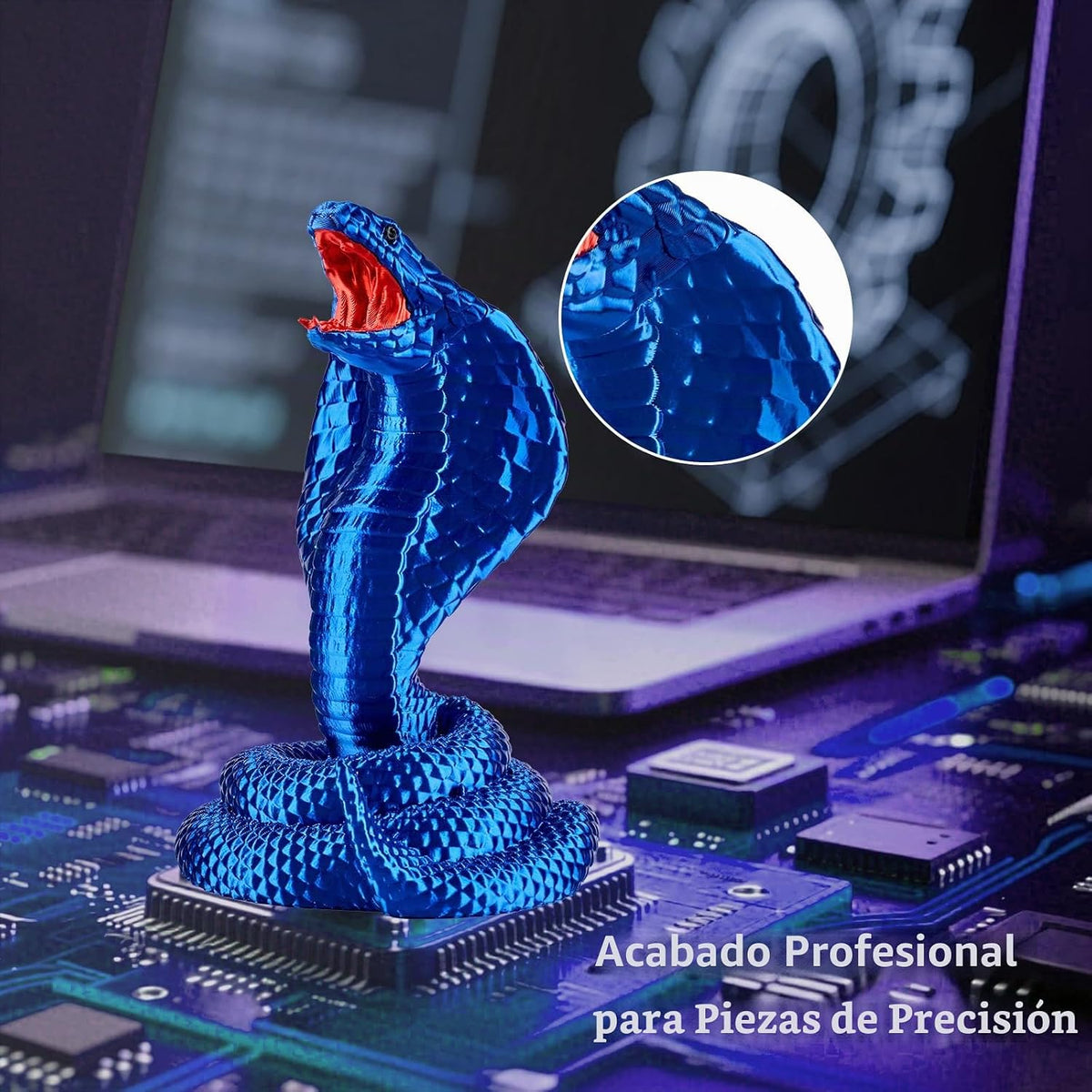 ERYONE Filamento PLA de seda para impresora 3D de 0.069 in +\/- 0.0...