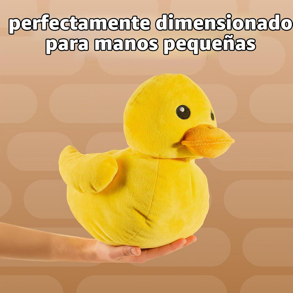 PREXTEX Juguetes de peluche con 5 patos de peluche para bebé, crema...