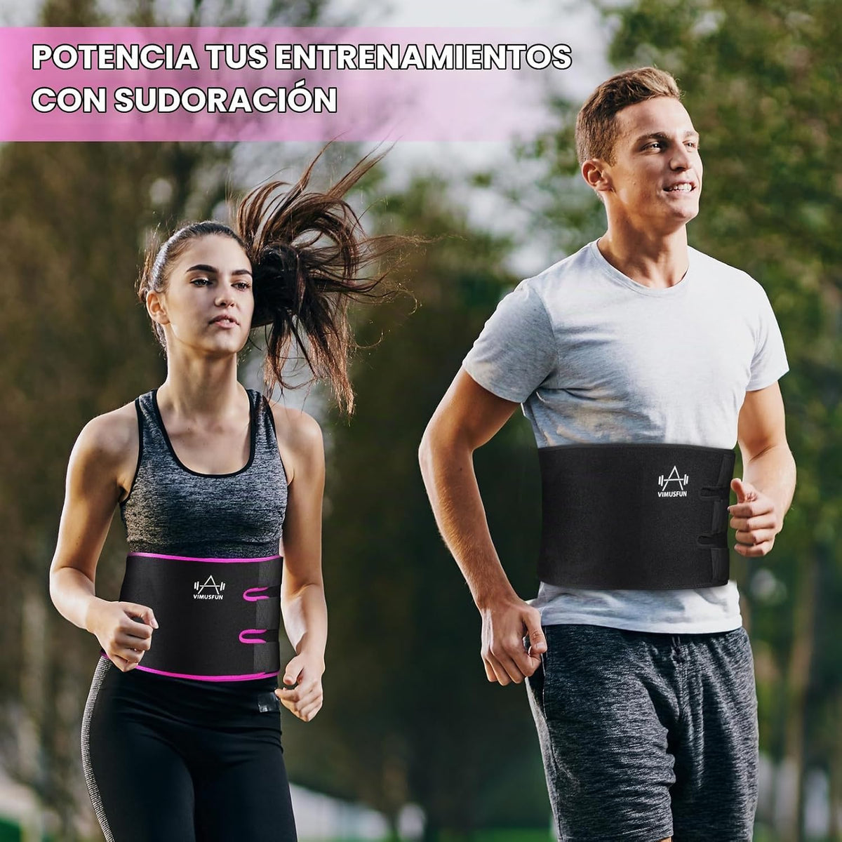 VIMUSFUN Cinturón recortador de cintura para hombres, banda para el...