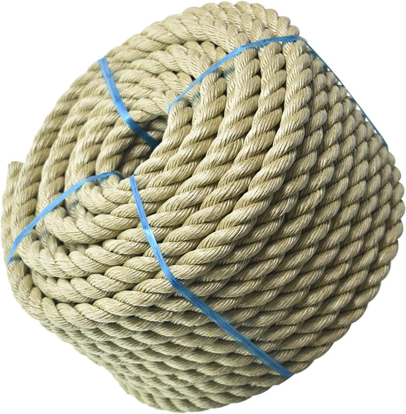 YSMN Cuerda de polipropileno sintético trenzado de 3\/4 pulgadas de...