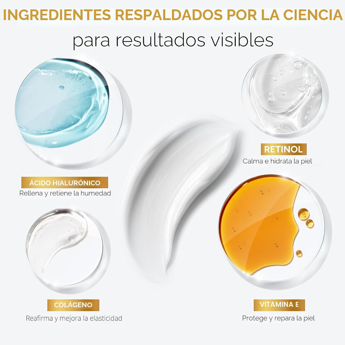 Crema de retinol para cara, hidratante antienvejecimiento, colágeno...