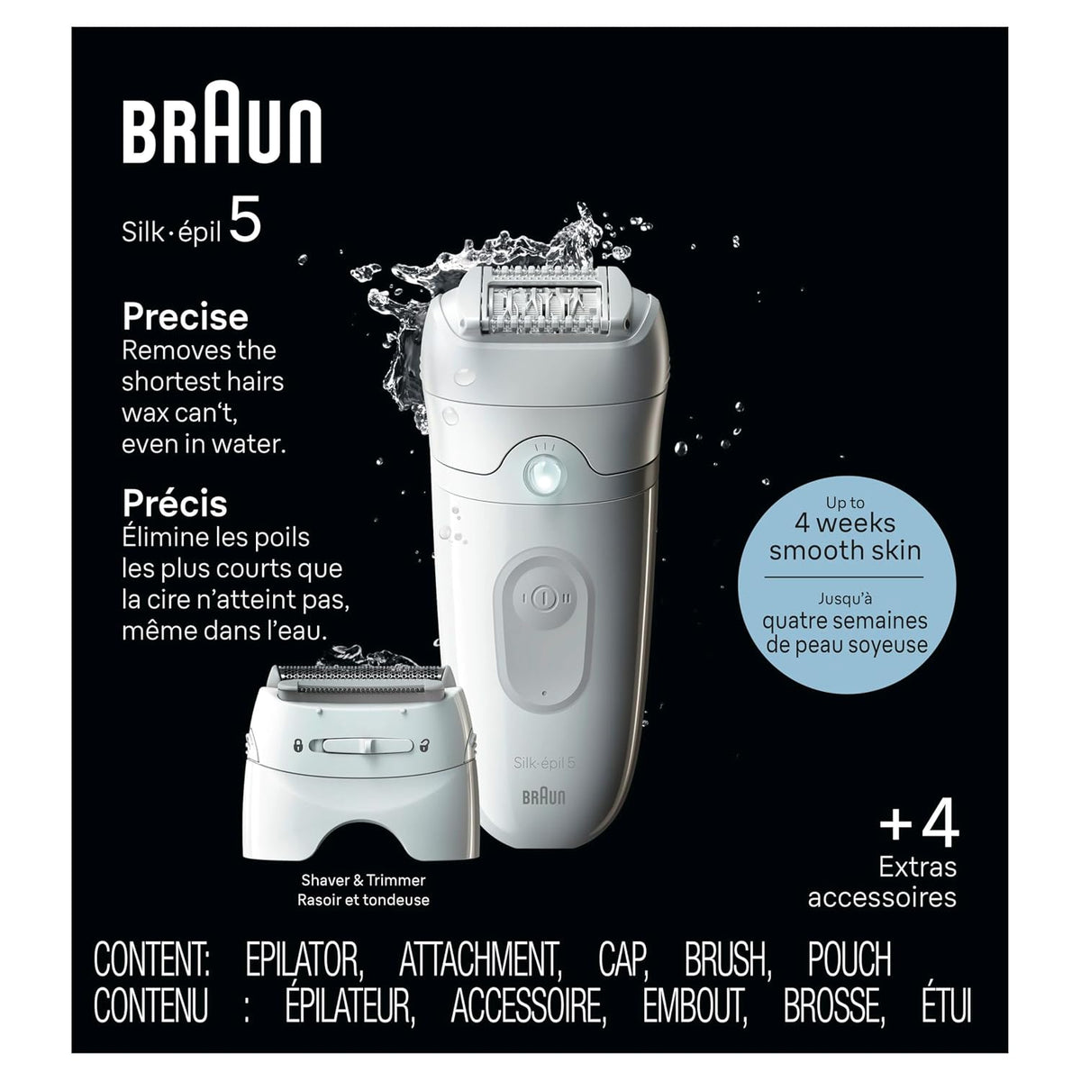 Braun Silk-épil 5 Depiladora, dispositivo de depilación, afeitadora...