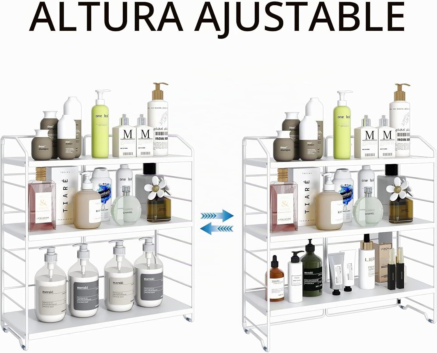 BOIVSHI Organizador de encimera de baño, organizador de mostrador d...