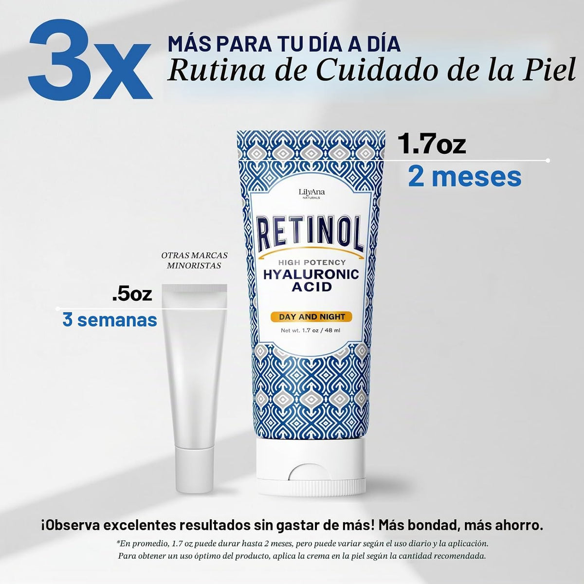 LilyAna Naturals Crema Facial Anti-Edad con Retinol para Mujeres \u...