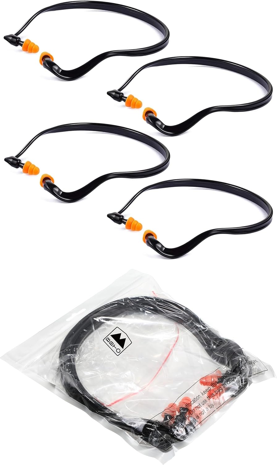BBTO Tapones para los oídos con banda para campo de tiro, tapones p...