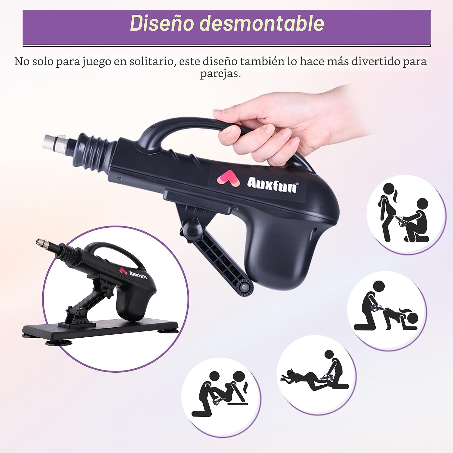 Máquina sexual para follar, máquina de consolador automático para m...