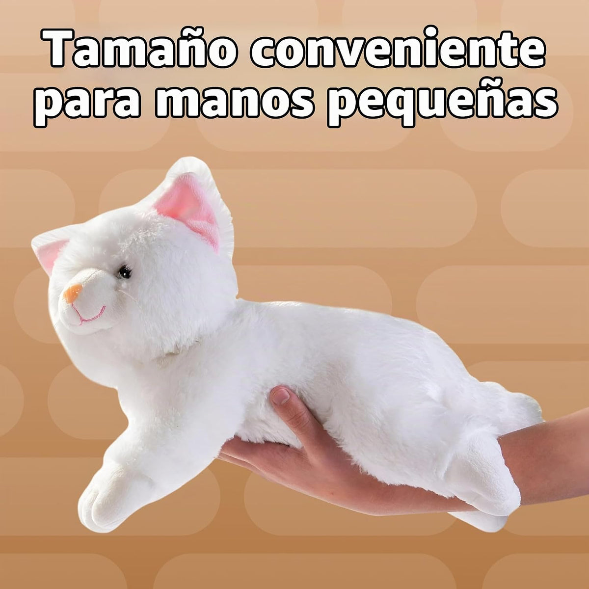 PREXTEX Juguetes de Peluche de Gato Animal de Peluche con 3 Gatos A...