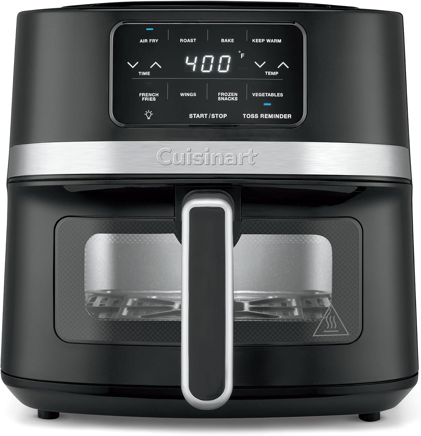 Cuisinart Freidora de aire, freidora de cesta de 4.5 cuartos con 4 funciones de cocción para freír al aire, asar, hornear y mantener el calor