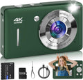 Cámara digital para niños, FHD 1080P 44MP Cámara digital de apuntar...