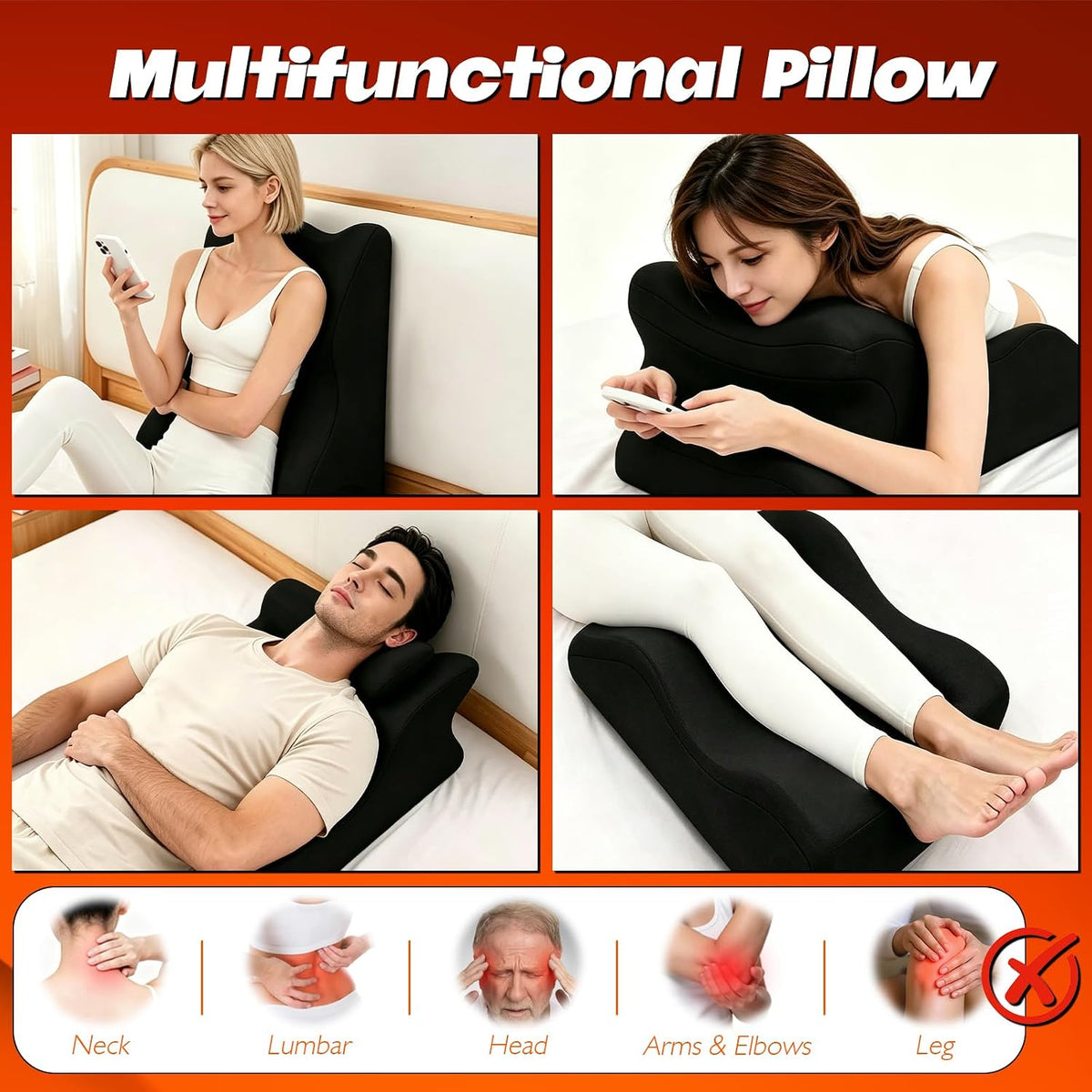 Almohada sexual para parejas, juguetes sexuales, almohada de cuña d...