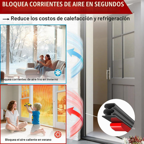 alophoty Burlete para puerta de 32.8 pies \u2013 Tira de sellado de...