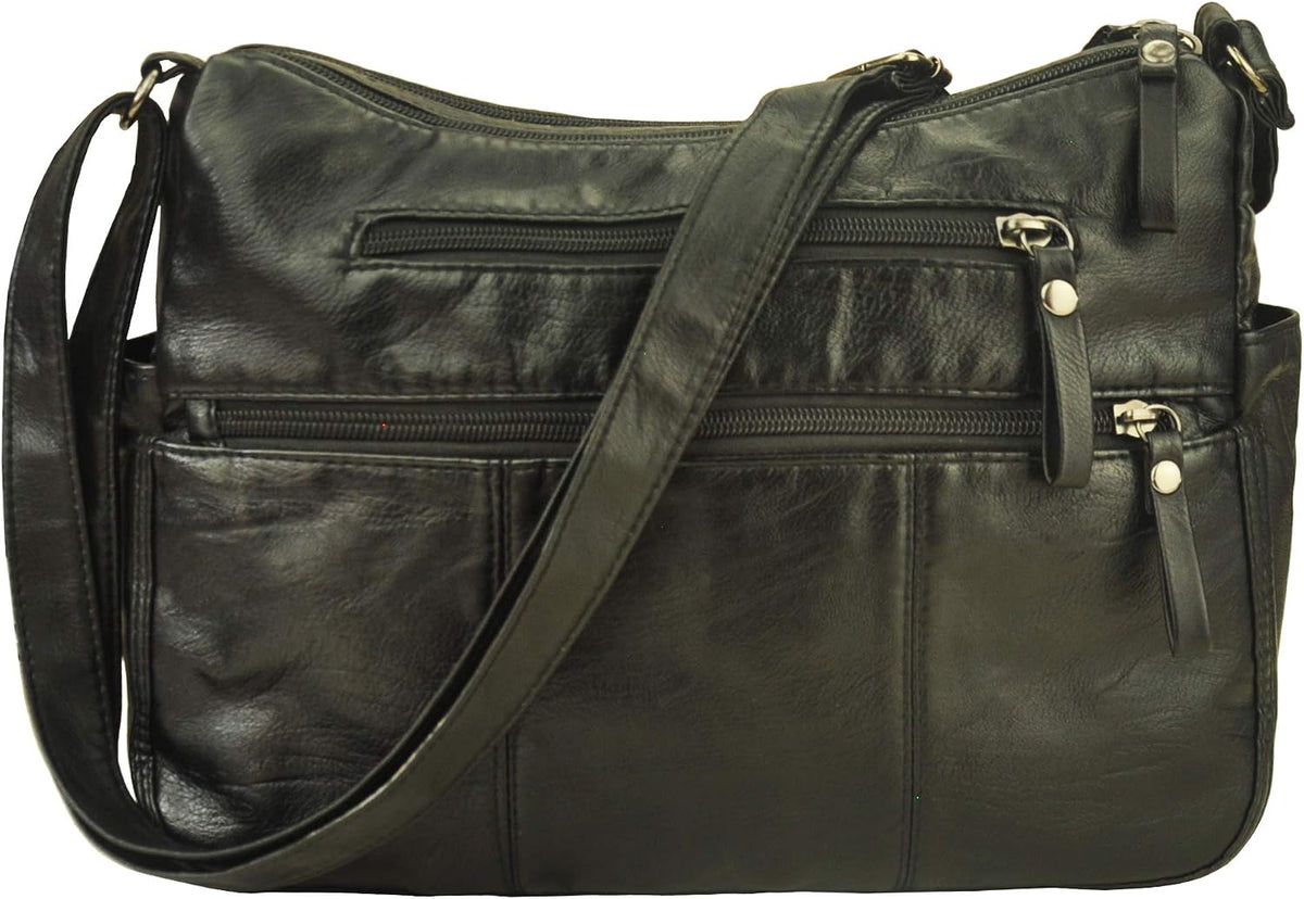 Bolsos VOLGANIK ROCK para mujer de piel sintética suave, bolso de h...