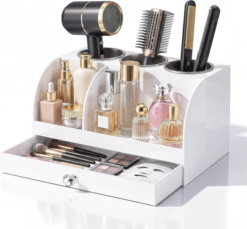 Organizador de herramientas para el cabello con cajón, organizador...