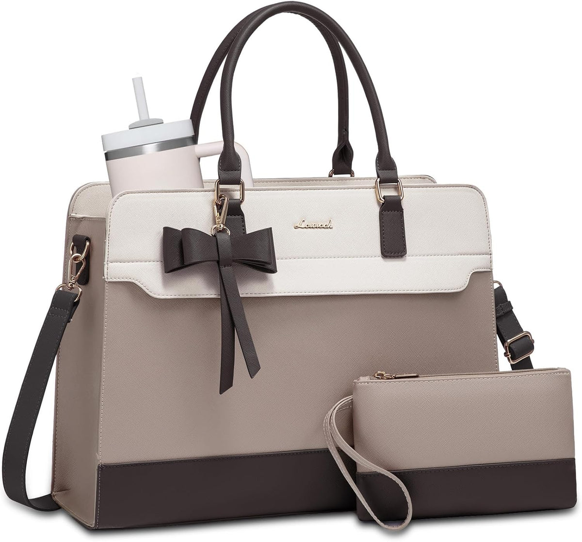 LOVEVOOK Bolsa Tote para Laptop para Mujeres, Bolsa de Trabajo de C...