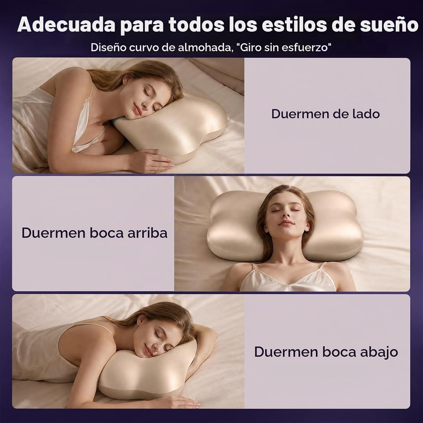 Almohada refrescante para el cuello cervical Dayme y almohada de es...