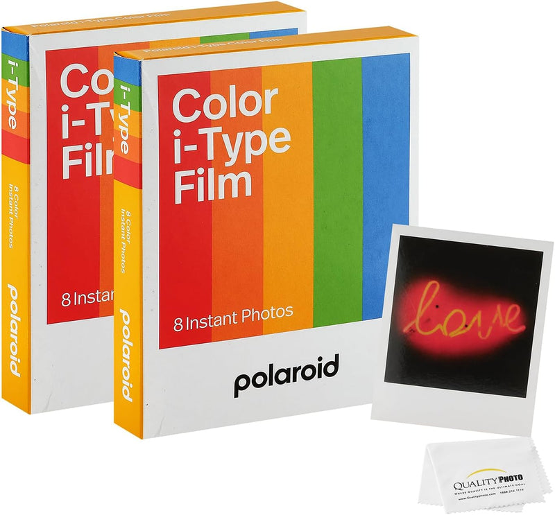 Polaroid Película Color I-Type for Now, Now+, i2 + paño de fotos de...