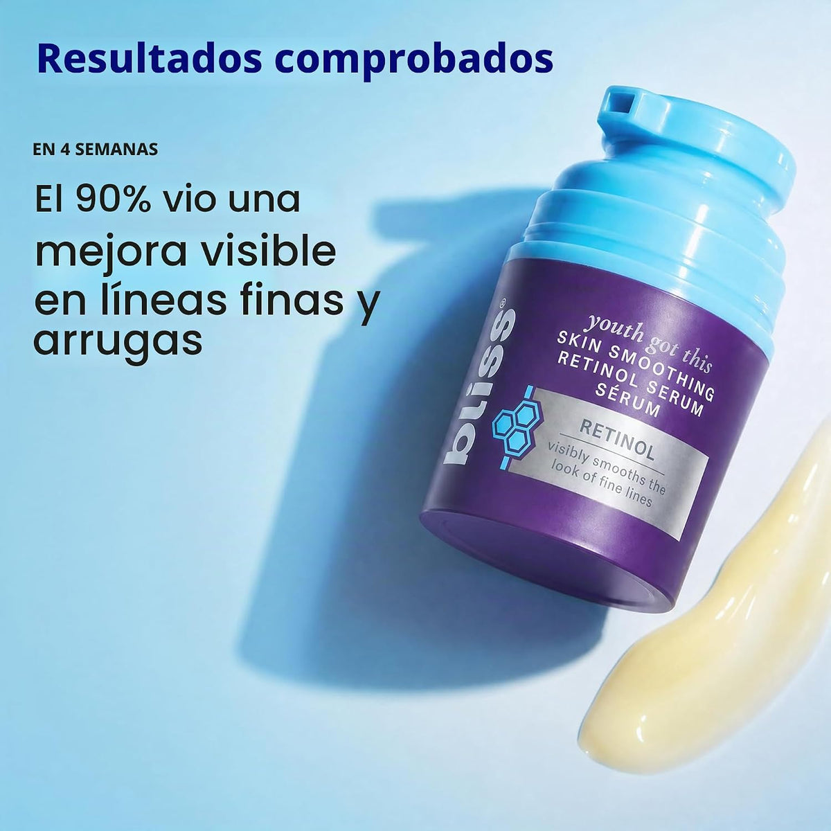 Bliss Youth Got This™ - Suero facial suavizante de retinol, 0.67 on...
