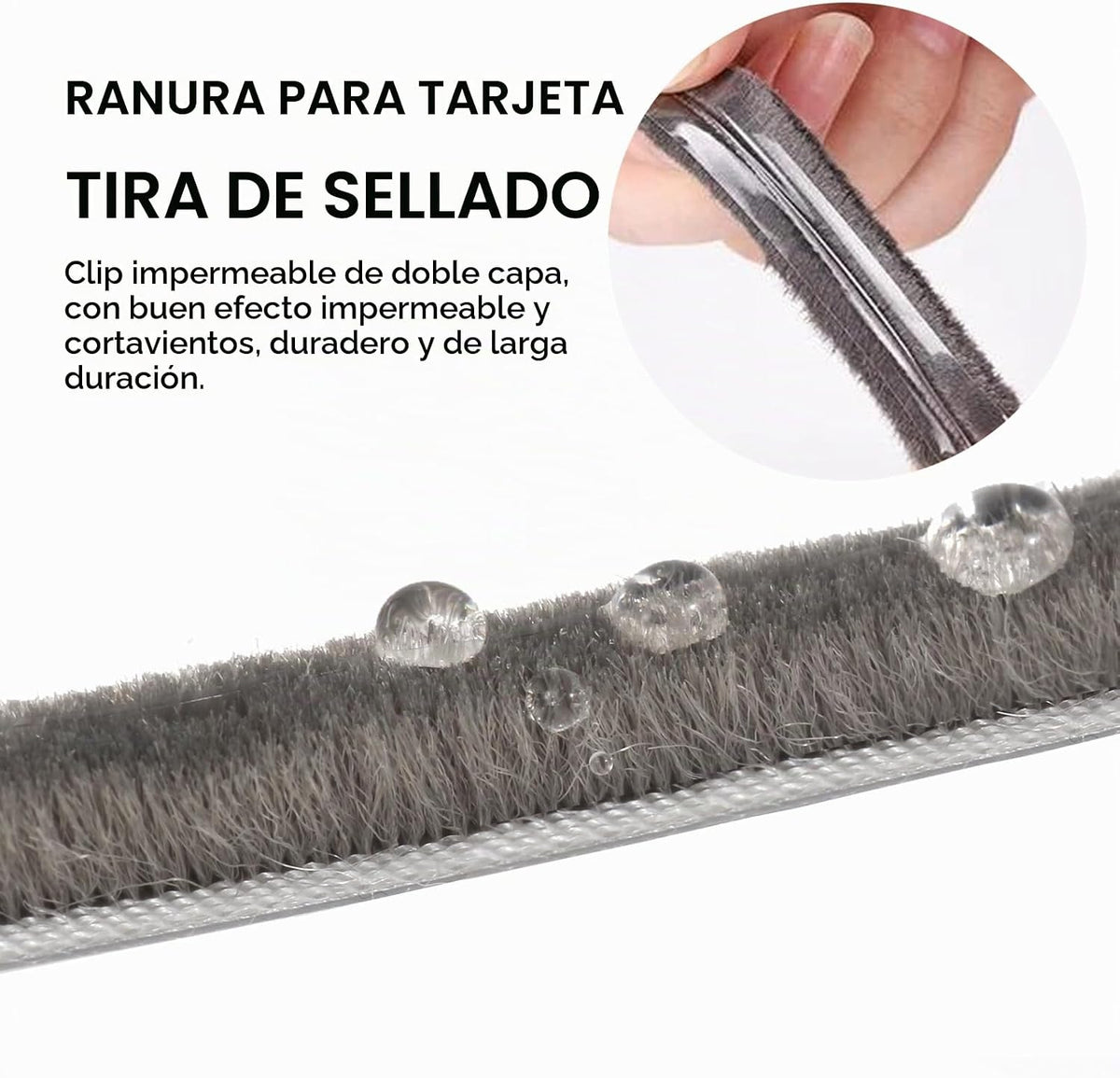 Soezy 16 pies (5m) 196 pulgadas Cinta adhesiva para ventanas de gui...
