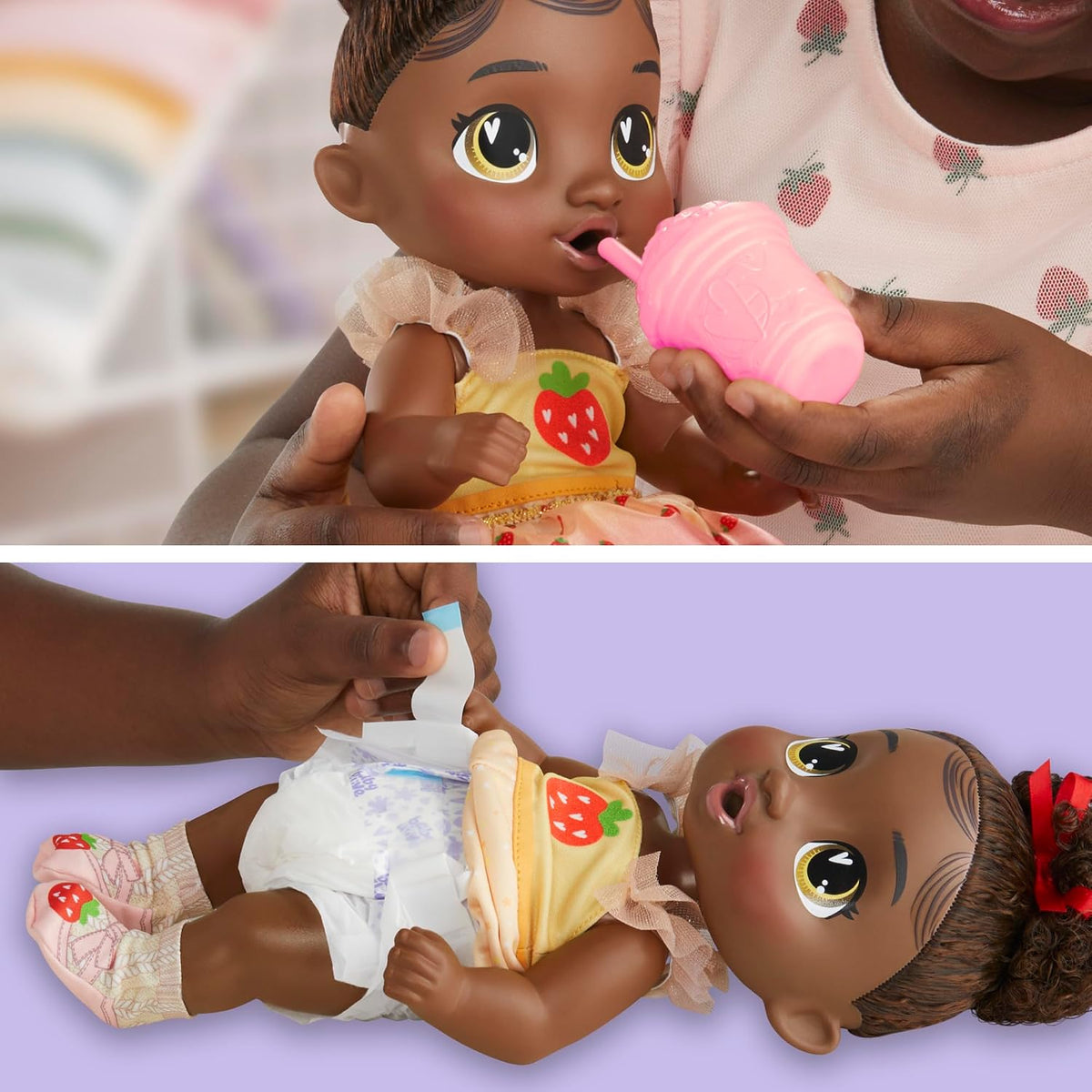 Baby Alive Fairy Fashions - Muñeca Berry Boo con accesorios de ropa...