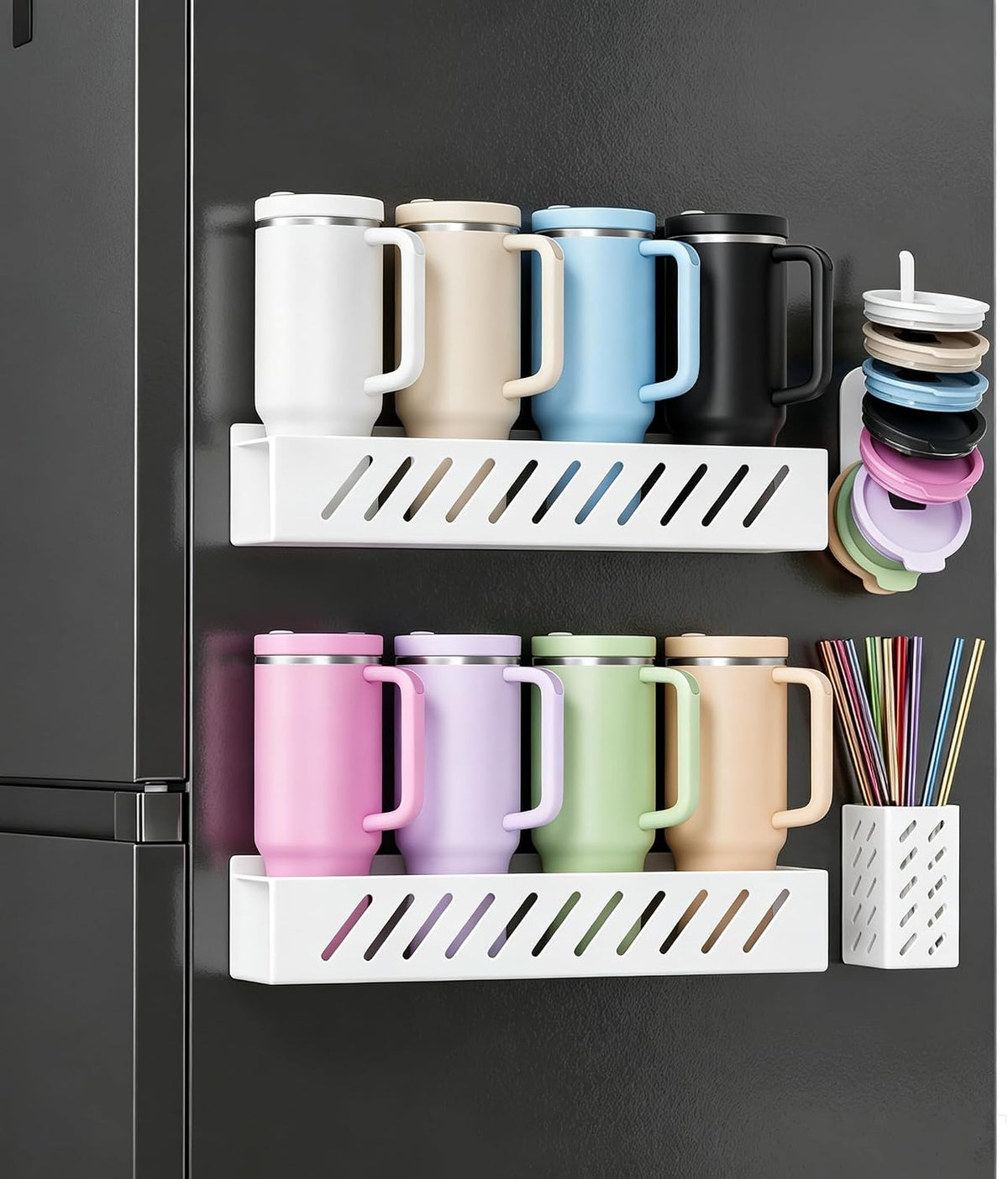Soporte magnético Stanley para tazas, paquete de 2 organizadores de...