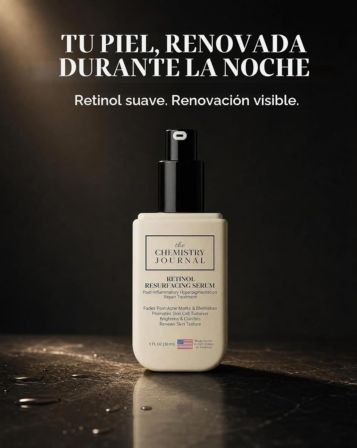 Suero rejuvenecedor de retinol \u2013 Tratamiento de reparación de...