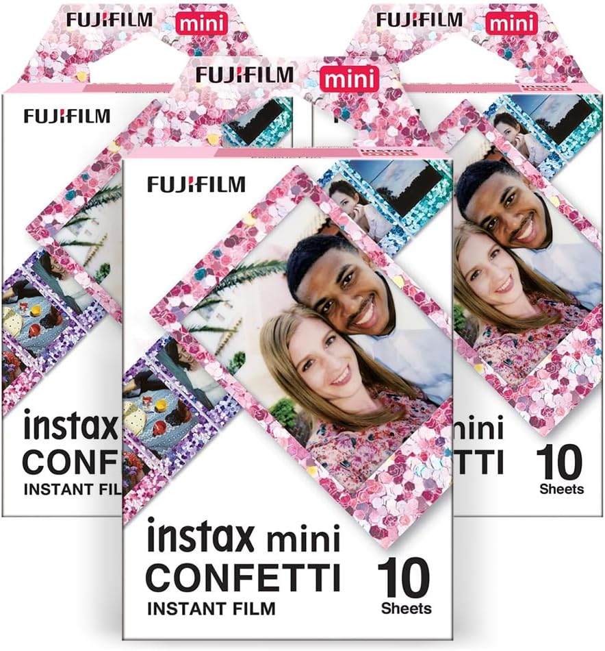 Fujifilm Instax Confetti Mini Film 10 Exposiciones | Compatible con...