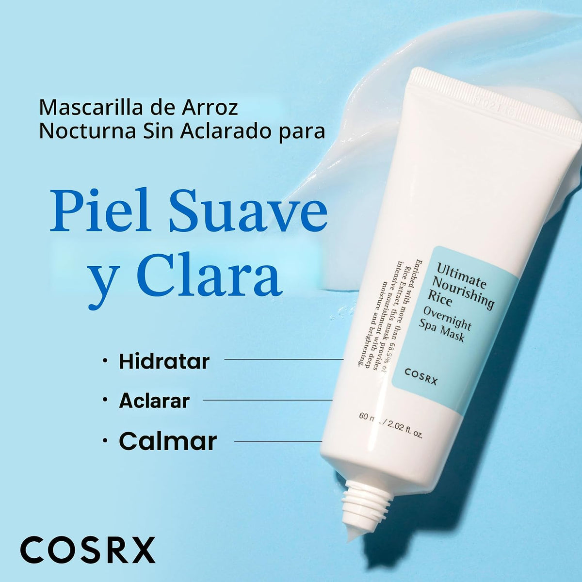 [Cosrx], última mascara nutritiva de noce de arroz, spa, 2.1 oz | P...