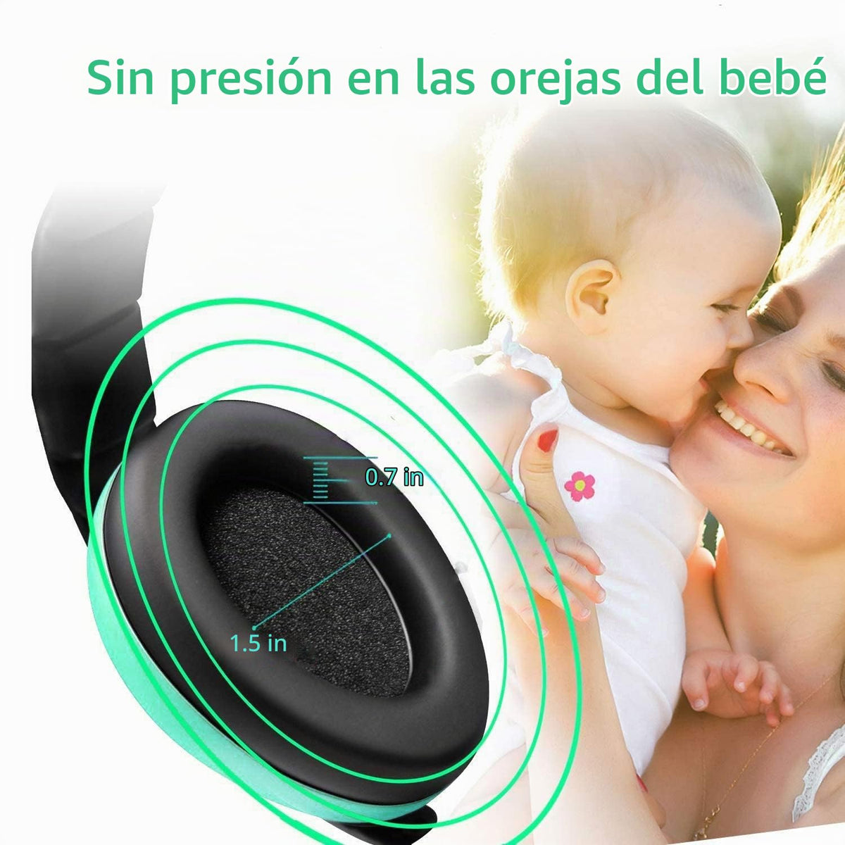 Alitamei Auriculares con cancelación de ruido para niños, orejeras...