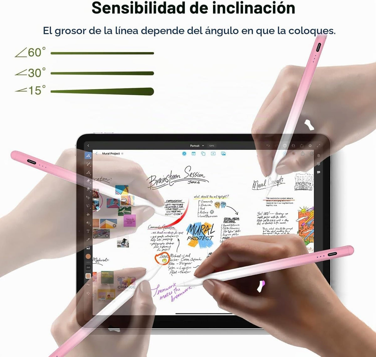 Lápiz capacitivo para Apple iPad (2026-2018), lápiz capacitivo de c...